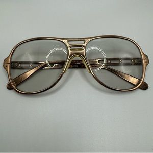 Vintage Renauld USA Sunglasses Oversized Sunglasses Gold Medal